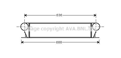 AVA QUALITY COOLING Интеркулер BW4253